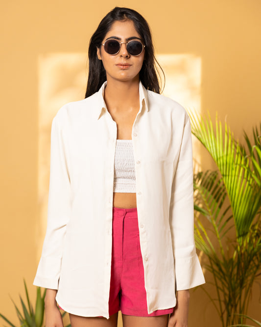Luna Basic Oversized Shirt