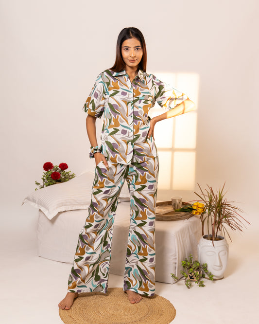 Ivy Blush Printed Set