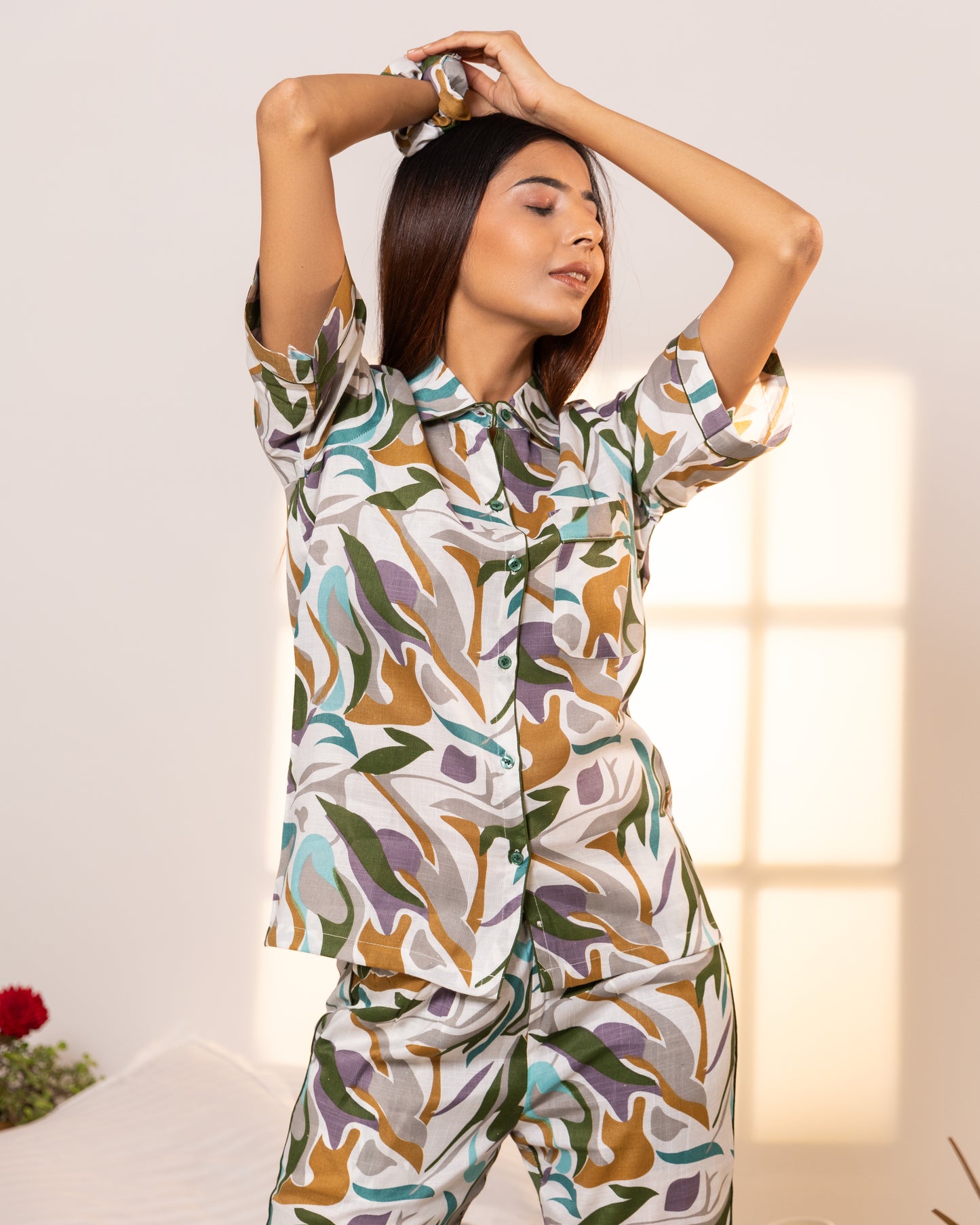 Ivy Blush Printed Set