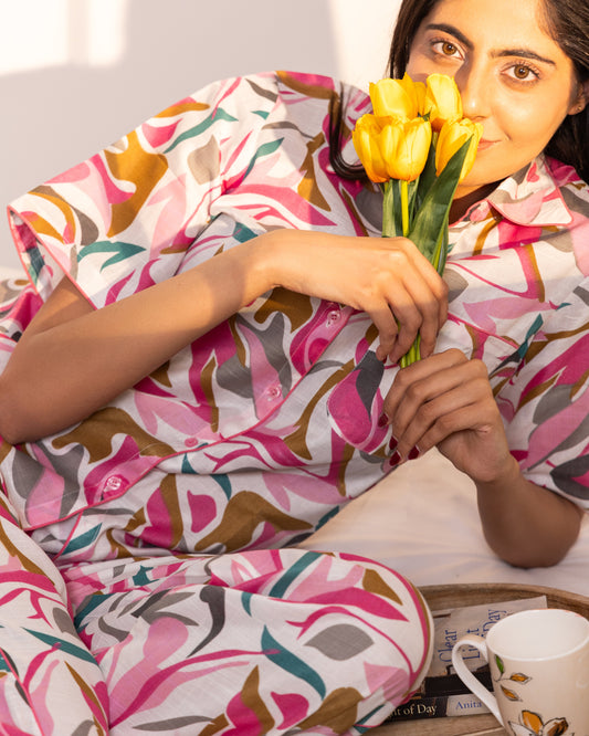 Ivy Blush Printed Set