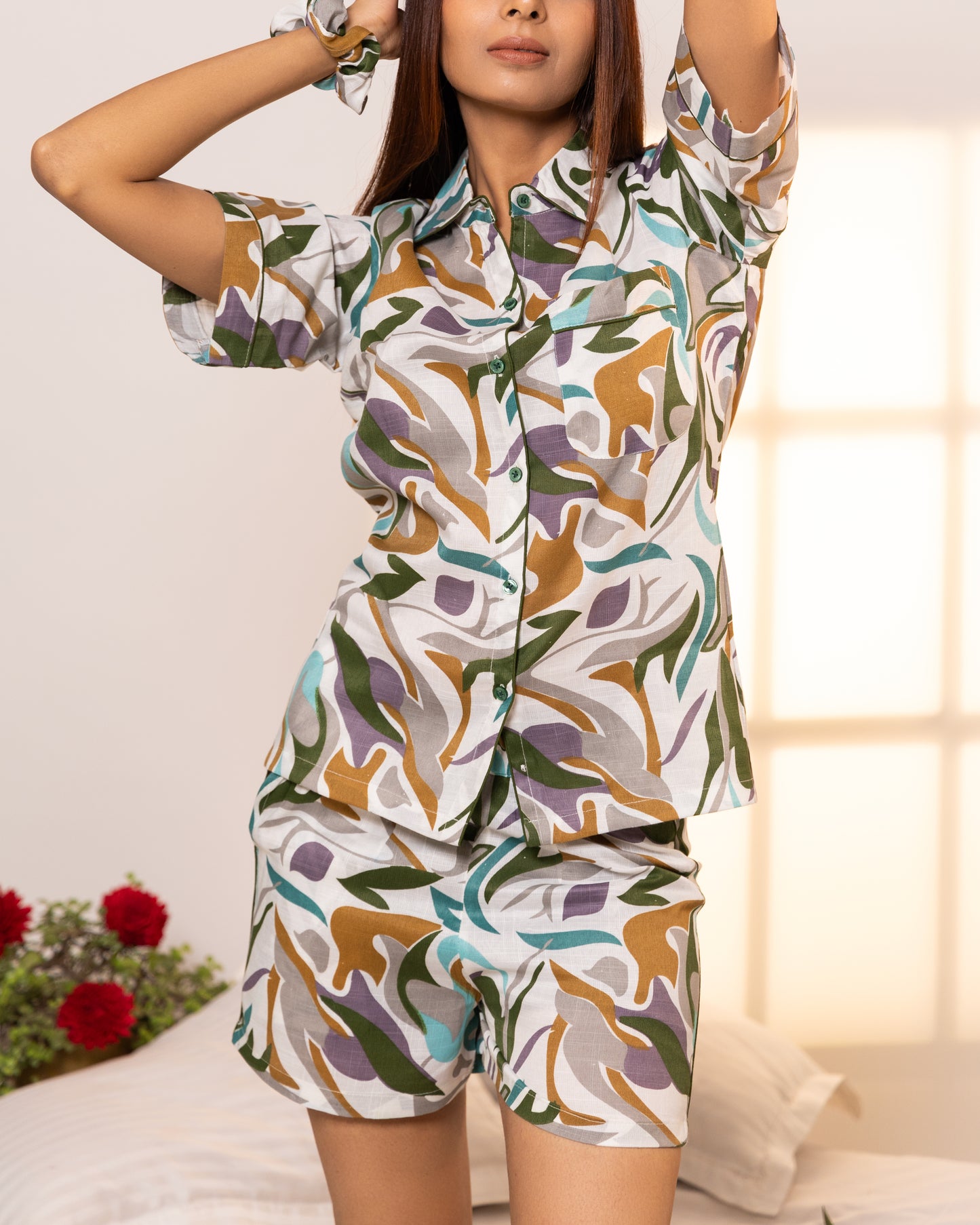 Ivy Blush Printed Set
