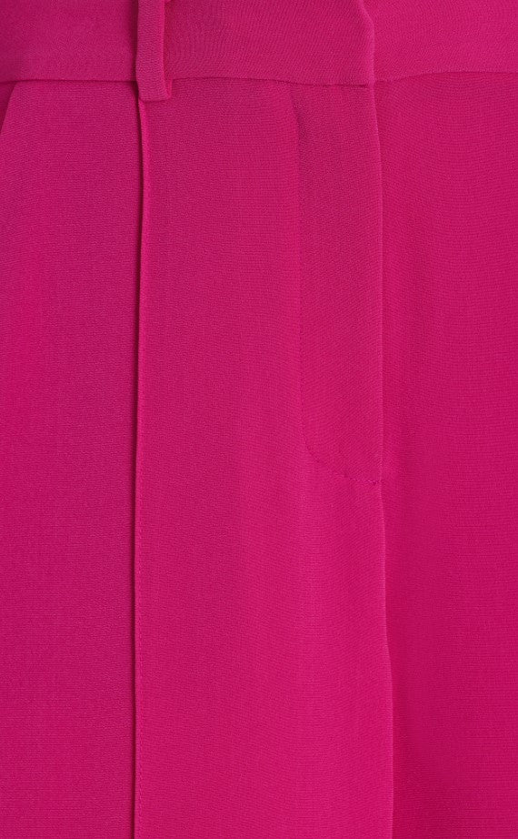 Hot Pink Solid Trousers