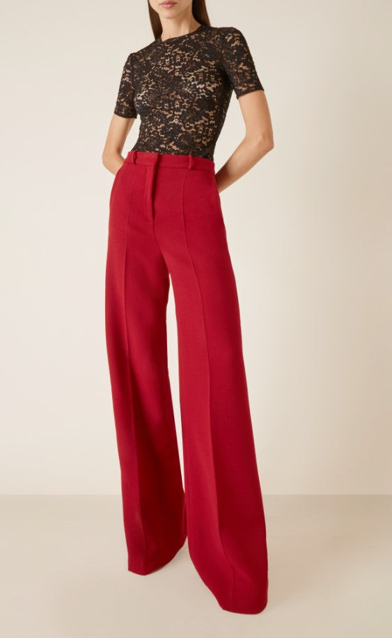 Tailored Wide Leg Trousers