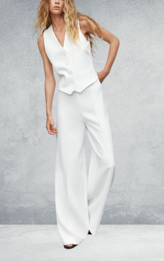 Stardust Serenade Tailored Wide Leg Pants