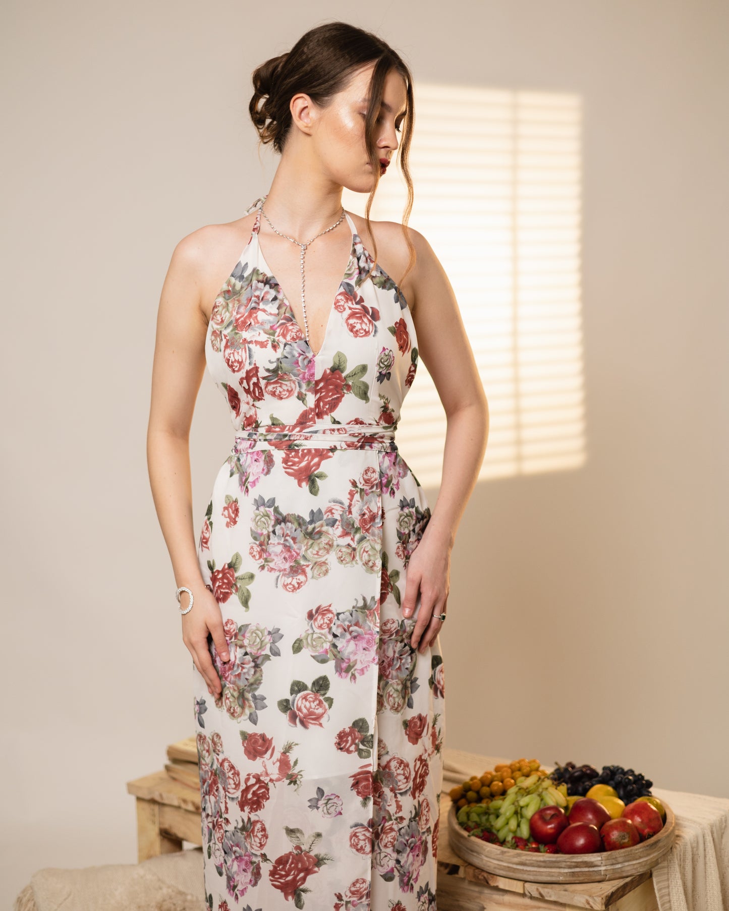 Luxe - Slit Seduction Wrap Maxi Dress