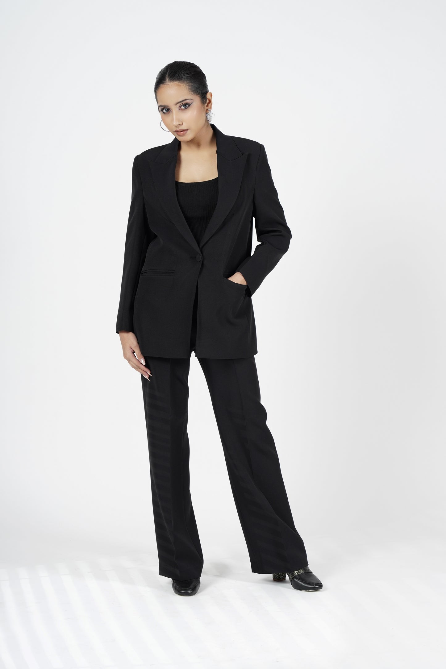 Solid Black Powersuit Set