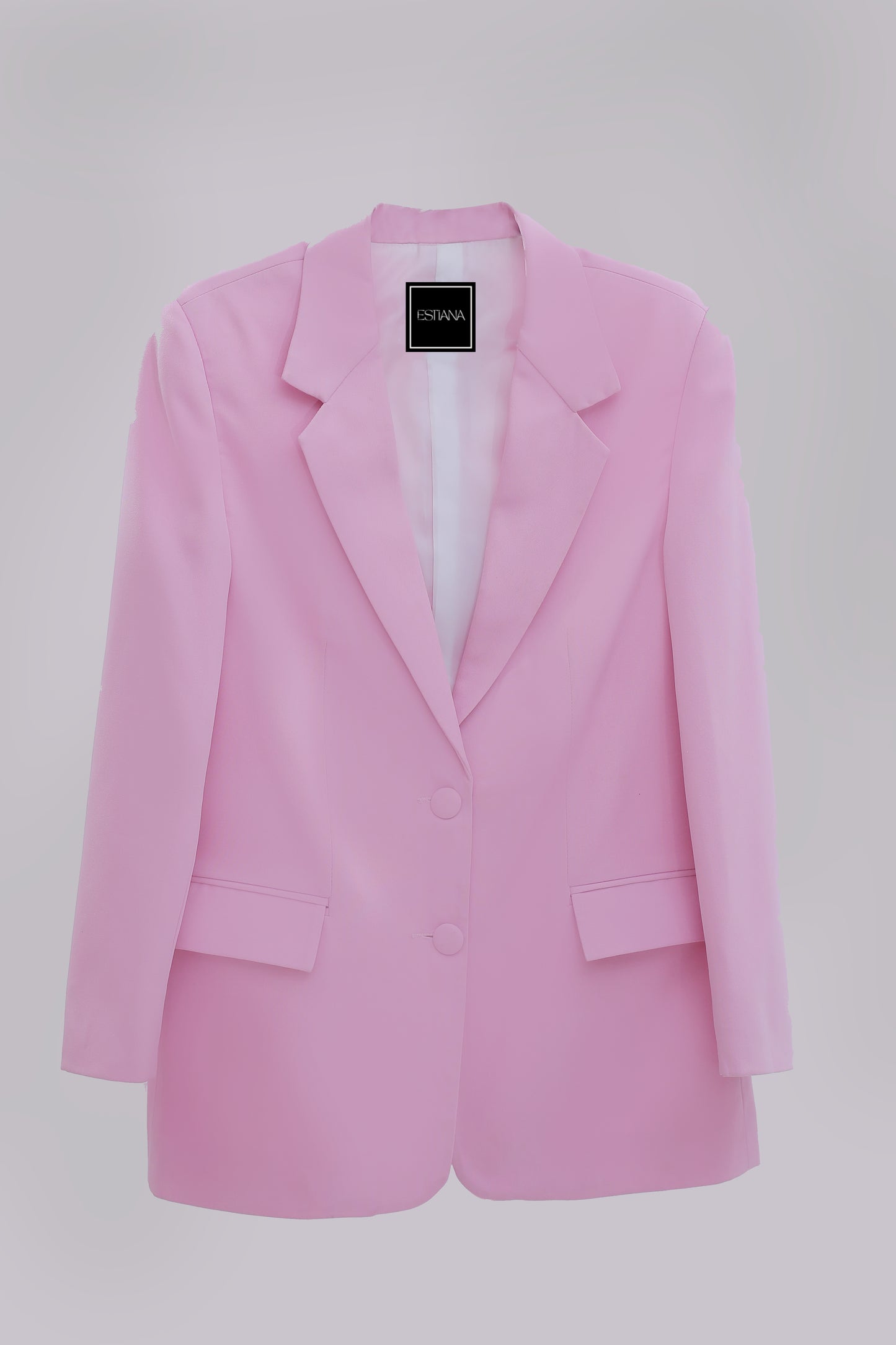 Candy Floss Solid Blazer