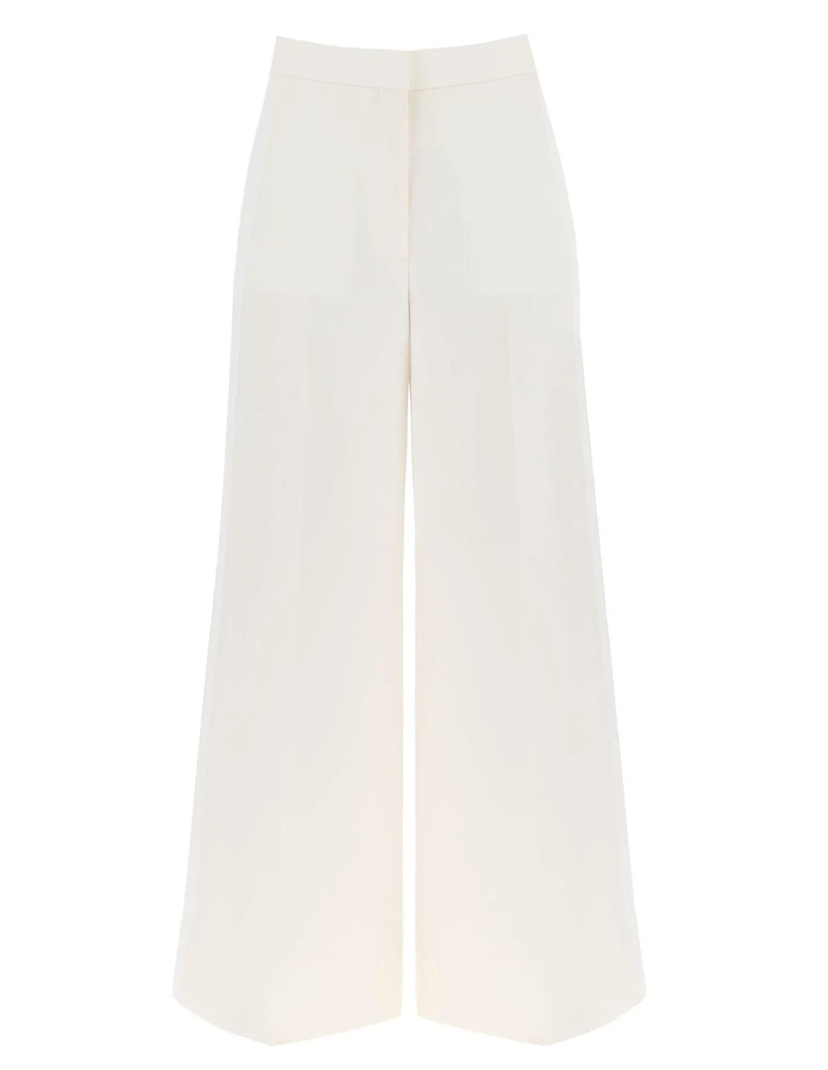 Belle High Rise Tailored Trousers- White